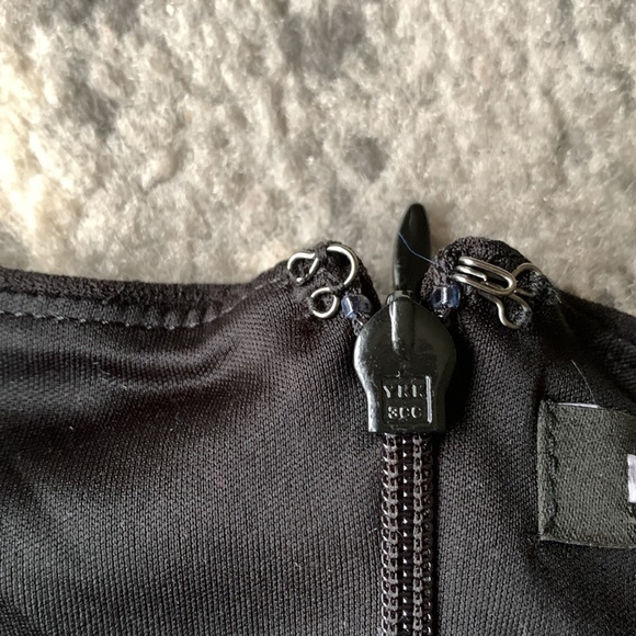 Express Tulip Sleeve Wrap Dress Black Medium - Picture 5 of 5